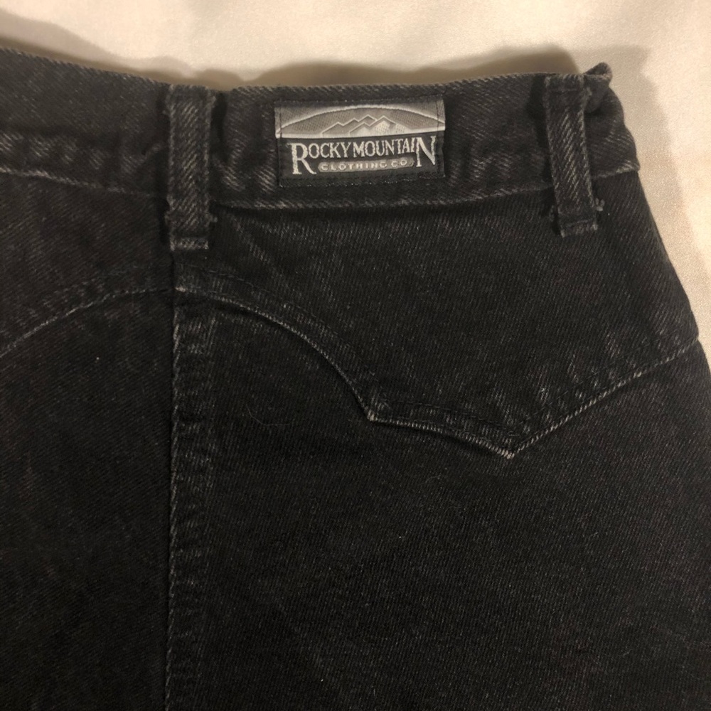 ROCKY MOUNTAIN black denim jeans cut 7233 28/36 7